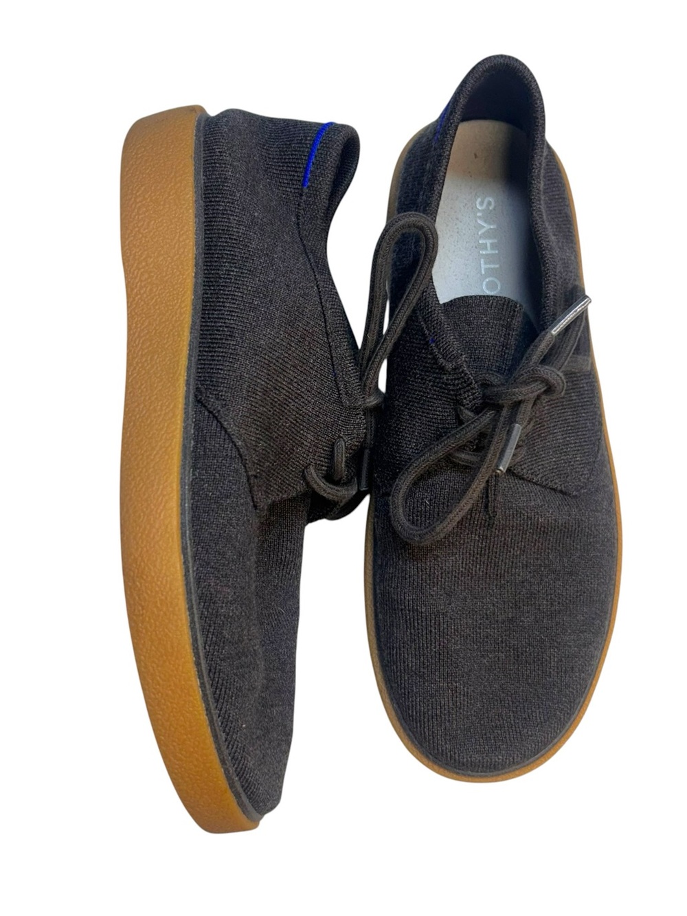 Rothy's mens gray wool shoes size 10.5